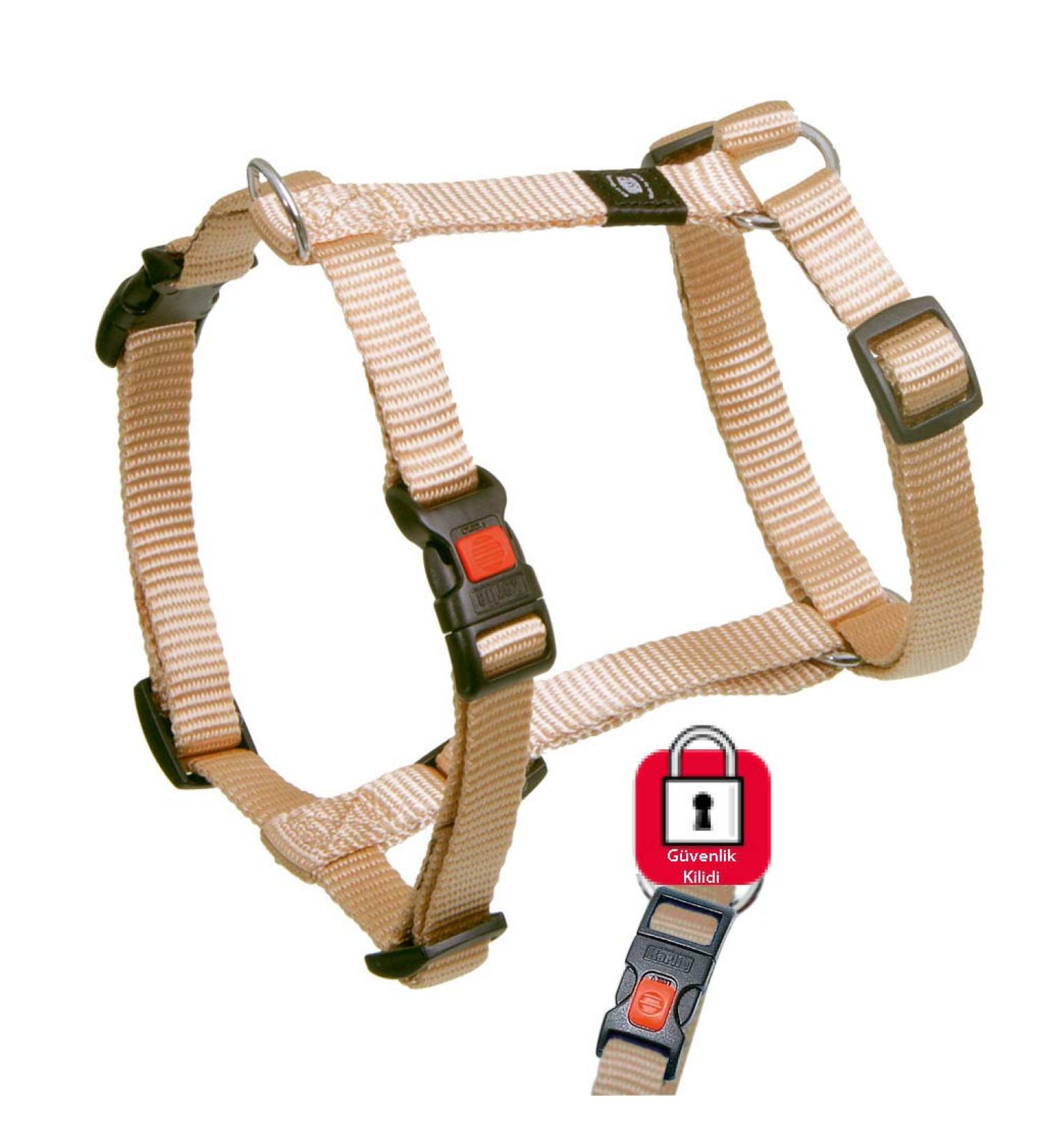 Karlie Art Sportiv Plus Harness L: 90 - 120 cm W: 25 mm XL beige L: 90 cm W: 25 mm beige