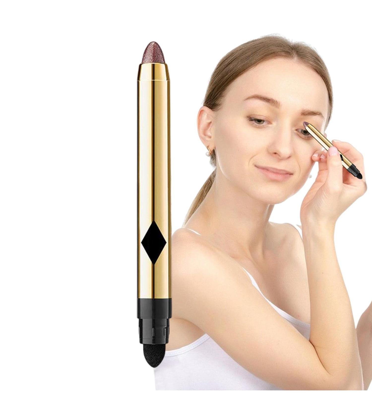 2-in-1 Pearlescent Eyeshadow Makeup | Double-Ended Pearlescent Cream Eye Shadow Pencil Brightener Makeup Waterproof & Long Lasting Eye Shadow and Eyeliner Set 07# - Buy Online on GoSupps.com