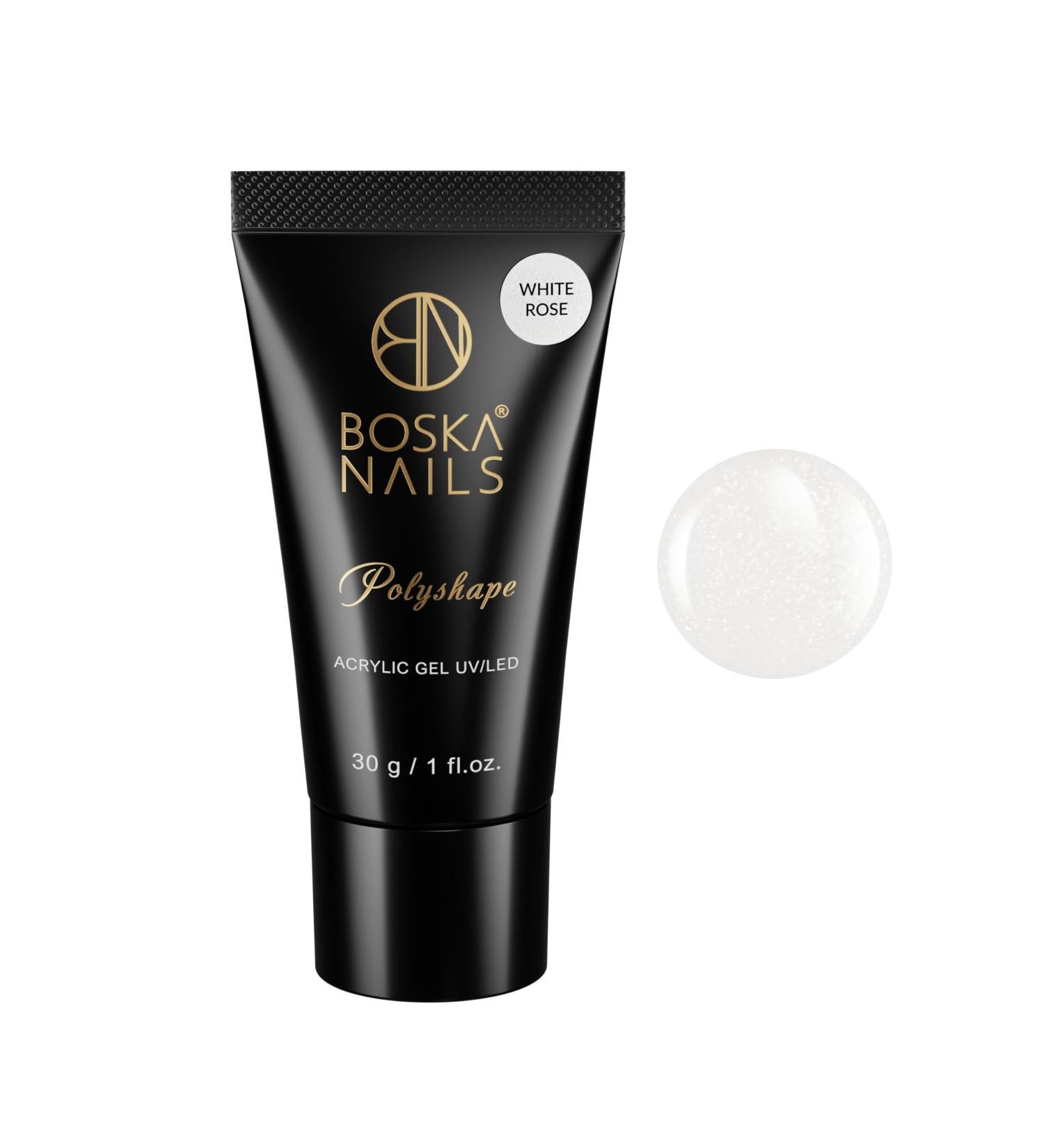 Acrylgel Divine Nails Polyshape White Rose 30 g