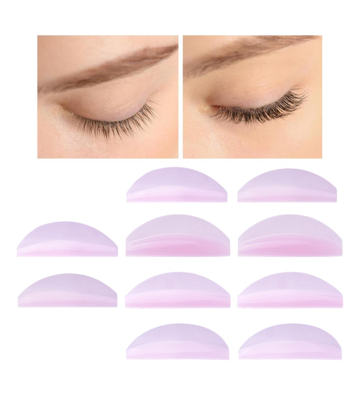 Lash Lift Pads - 5 Pairs Skin-Friendly Eye Lash Lift Tools Skin-Friendly Reusable Lash Lift Supplies Eye Lash Lift Tools Suits Various Eyebrows for Women - Buy Online on GoSupps.com