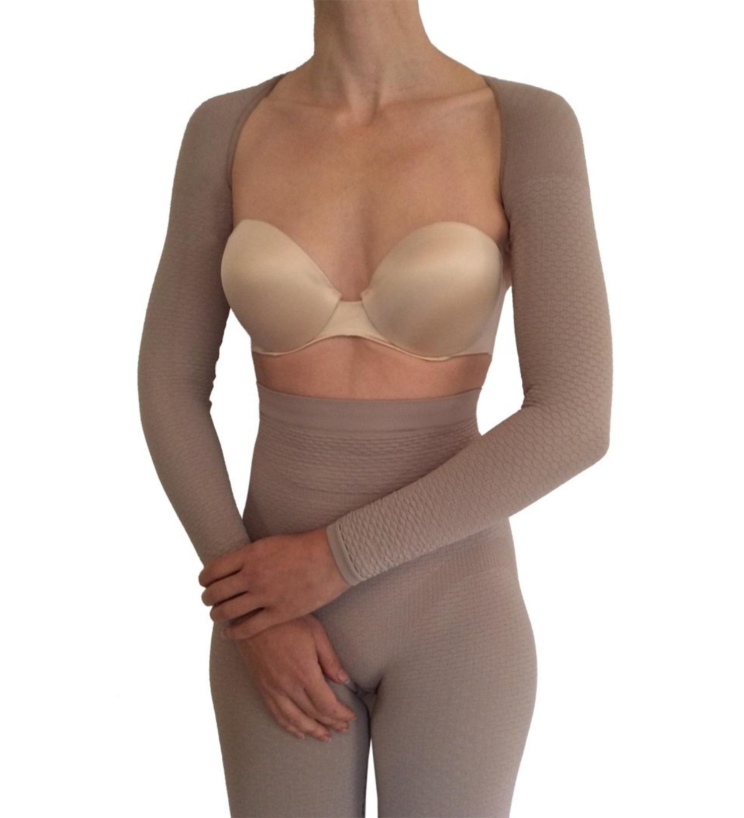 BIOFLECT Compression Arm Sleeve Wrap - Bio Ceramic Fibers, Micro-Massage Knit - Support & Comfort - Sand L/XL (1 Pack) - Buy Online on GoSupps.com