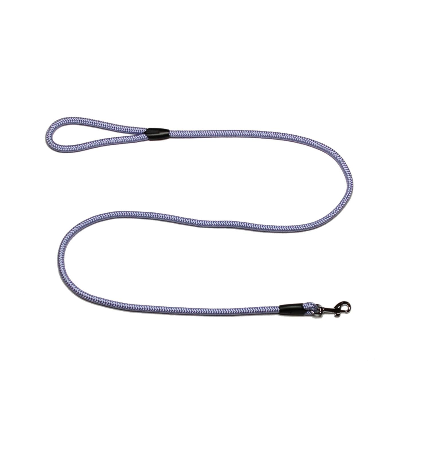 Leash - rope leash with hand loop Basic 10mm 27 colours 7 lengths (1.55 m lavender) 1.55 m lavender