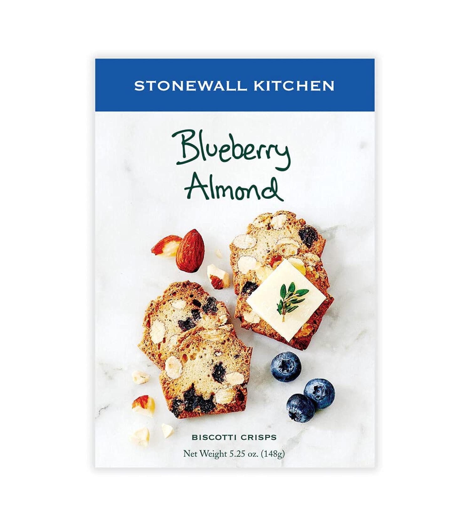 Stonewall Kitchen Blueberry Almond Biscotti Crisps, 5.25 oz.