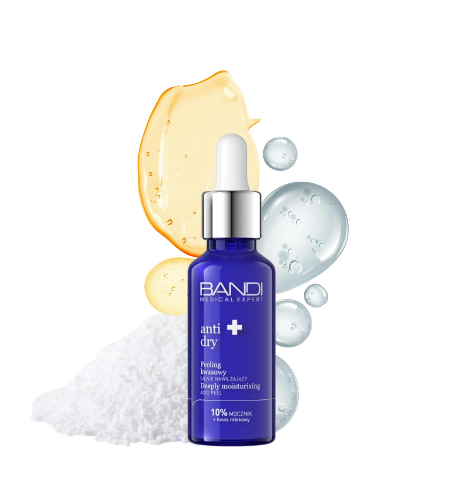 Bandi Cosmetics Sp z oo Bandi Deep Moisturizing Peeling Gel for Dry Skin Gentle Exfoliation With Urea and A Skin Care Component Skin Care for All Skin Types Natural Shine and Skin Rejuvenation - Buy Online on GoSupps.com
