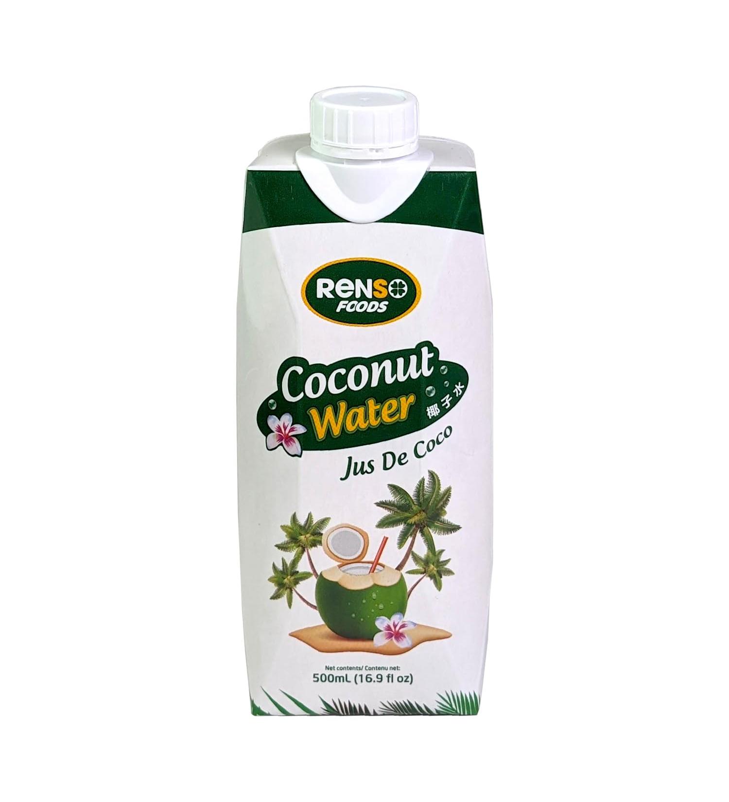 RENSO Premium Coconut Water | Pack of 12 bottles 500mL
