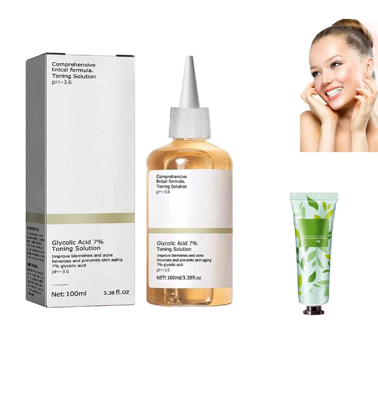 7% Glycolic Acid Toning Solution Glycolic Sour 7 Toner Glycolic Acid Toning Solution Glycolic Acid 7% Toning Resurfacing Solution Glycolic Acid Toner Glycolic Acid Hydrating Toner - Buy Online on GoSupps.com