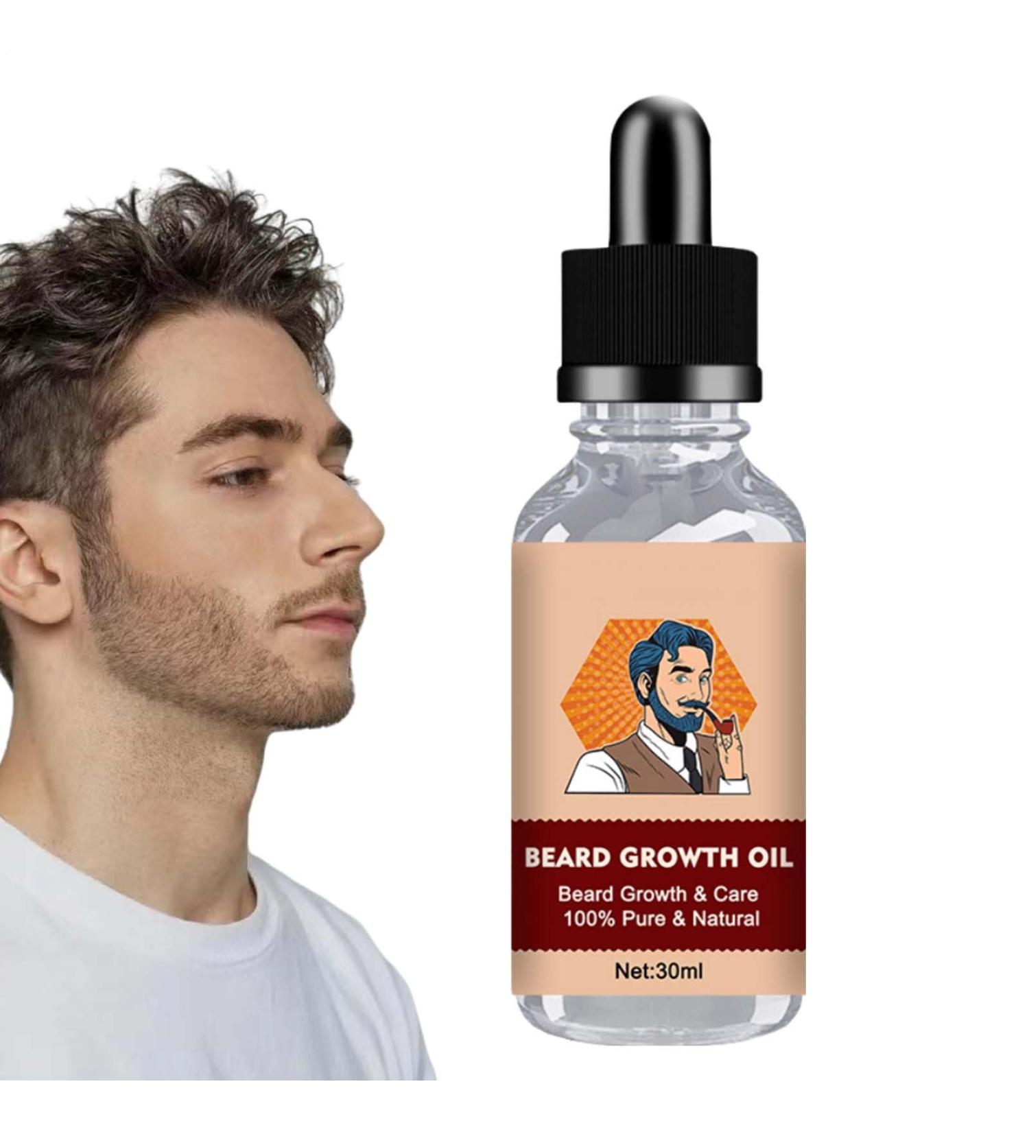 Beard oil for men growing beard oil for men growth 30 ml beard care beard moisturizer for men Grow a stronger thicker and fuller beard faster create it - Buy Online on GoSupps.com