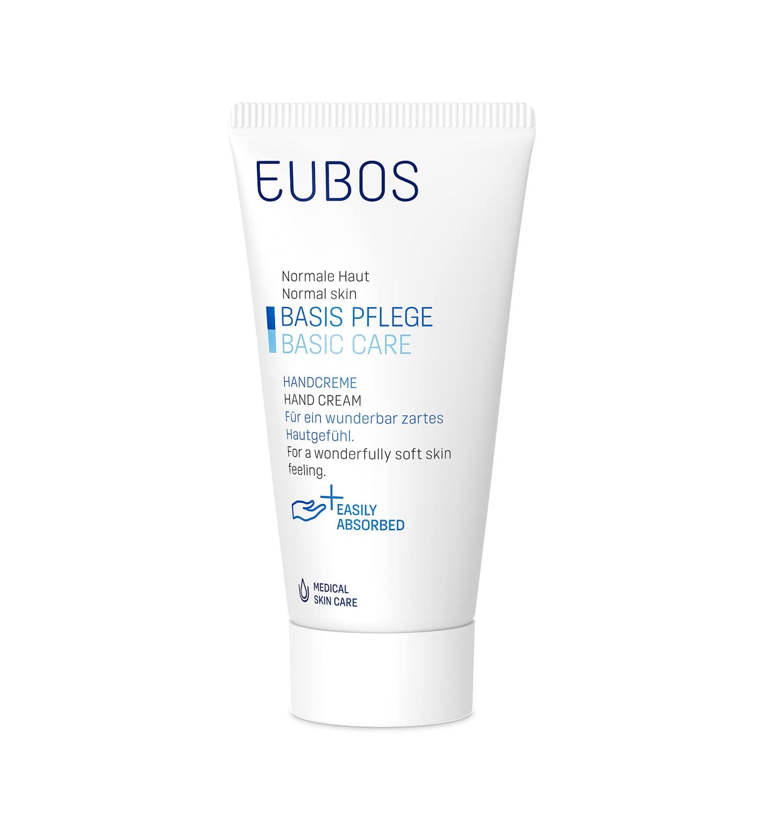 Eubos Hand Cream 50ml | Dermatologically Tested | Moisturizing for All Skin Types | International Shipping Available - Buy Online on GoSupps.com