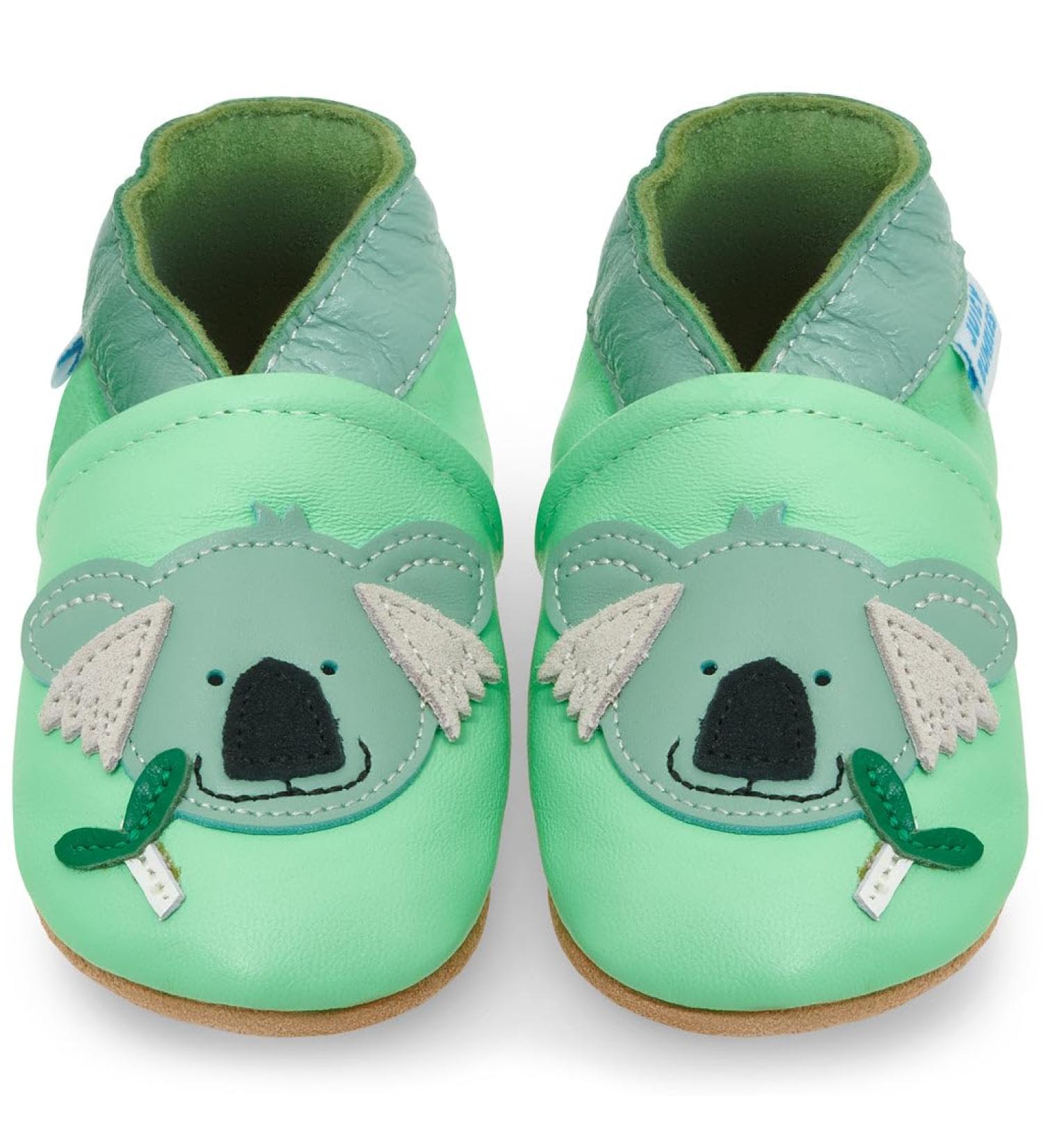 Soft Sole Leather Baby Shoes for Boys and Girls | Toddler Walking Shoes 0-6 Months - Koala - Buy Online on GoSupps.com