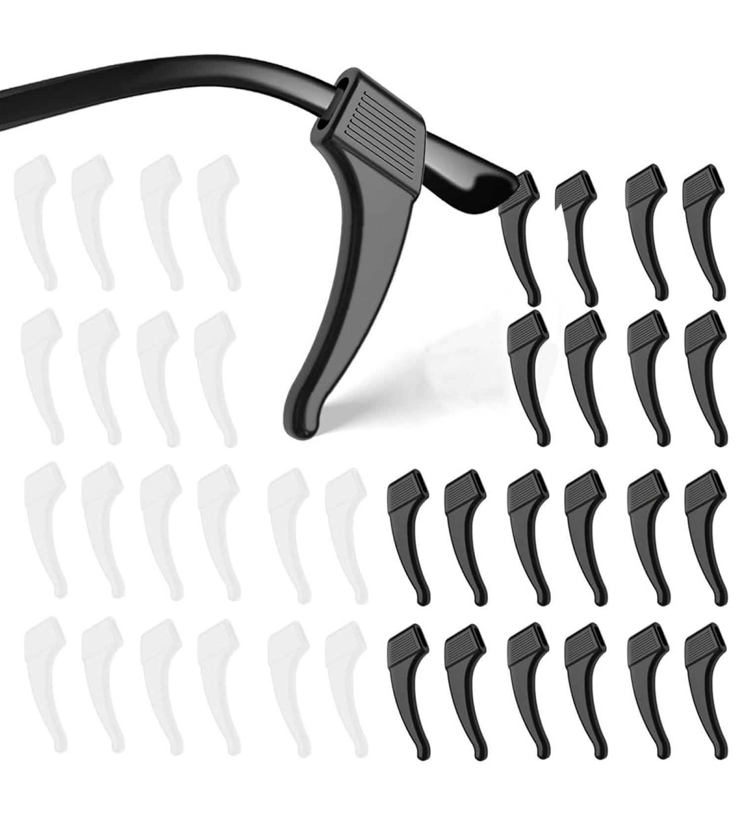 Shop Eouiav 20 Pair Silicone Anti-Slip Glasses Holders - Stylish & Functional Eyewear Storage in Black & White - Buy Online on GoSupps.com