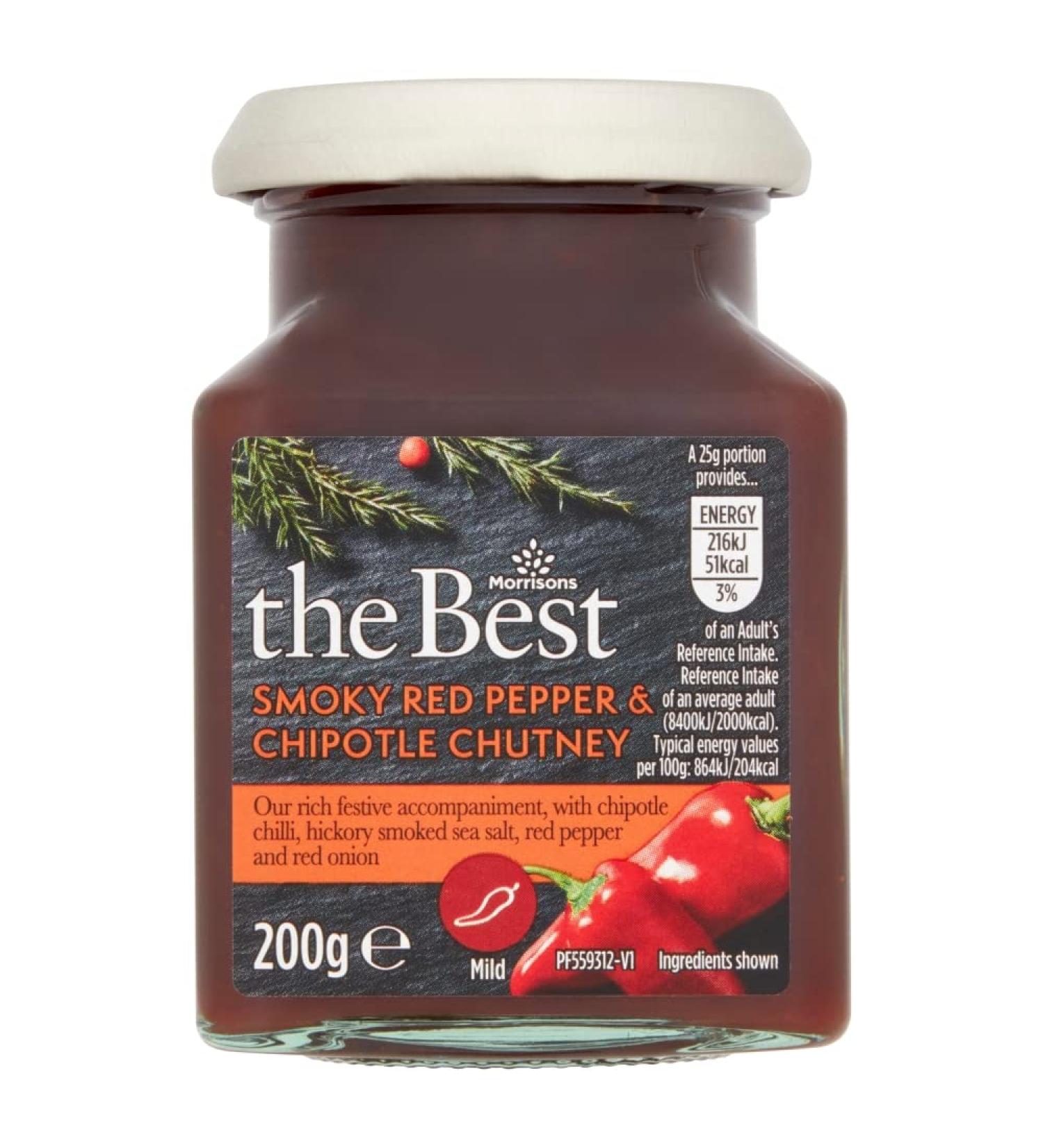 Morrisons Morrisons Best Chipotle & Pepper Chutney 200 g