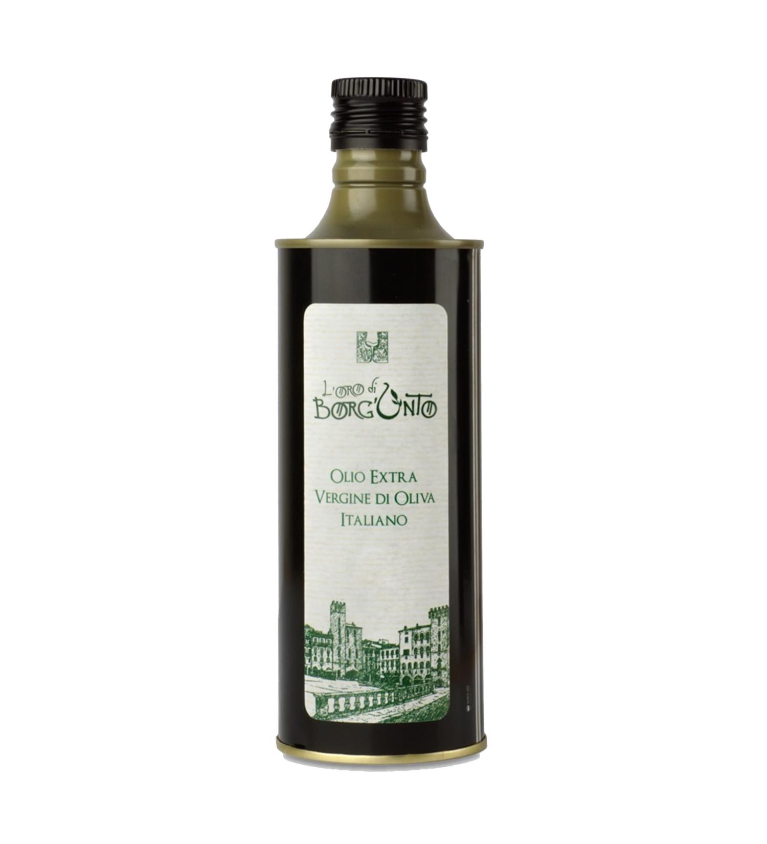  Borgunto Borgunto Italian Extra Virgin Olive Oil 6x500ml - 100% Italian Olives Cold Extracted Leccino Frantoiano Moraiolo Made in Italy - Buy Online on GoSupps.com