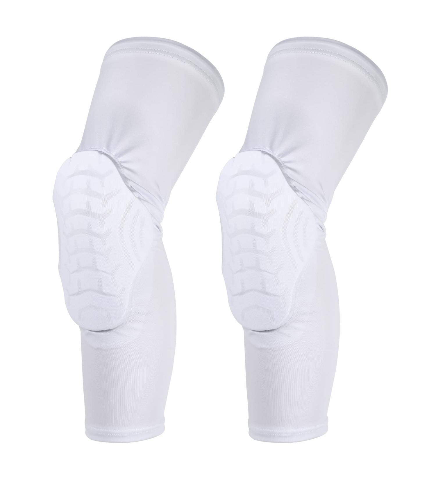 Vocoste Knee Brace for Men & Women - 2 Pack Knee Support for Meniscus Tear Arthritis & Joint Pain | Ideal for Running & Sports | White L - Buy Online on GoSupps.com
