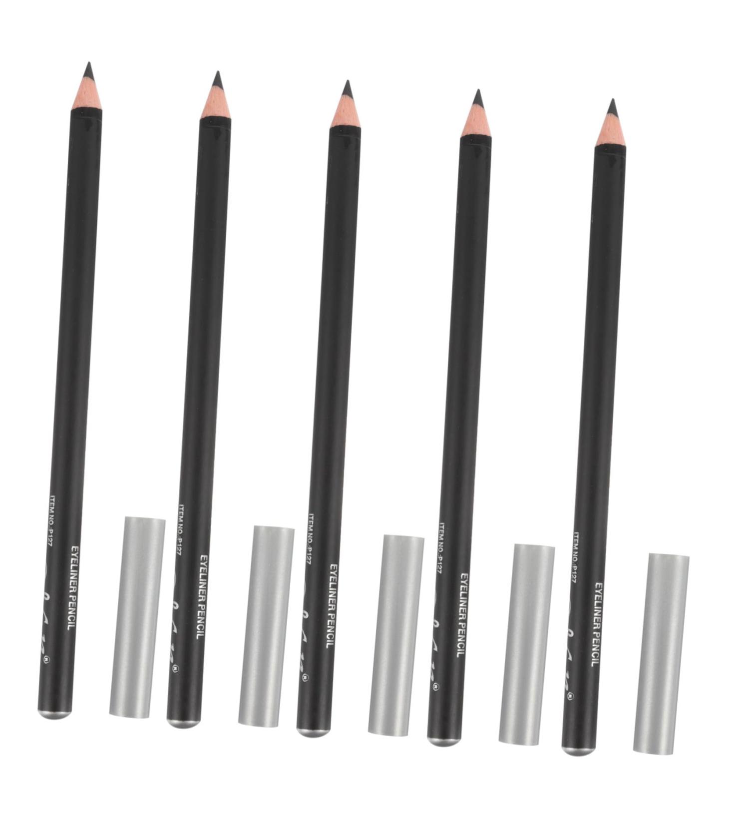 Lot De 12 Crayons Eyeliner Noirs Imperm ables 12 Cm Bois Pour Femmes Maquillage Yeux Pr cision Contour Accessoires - Buy Online on GoSupps.com