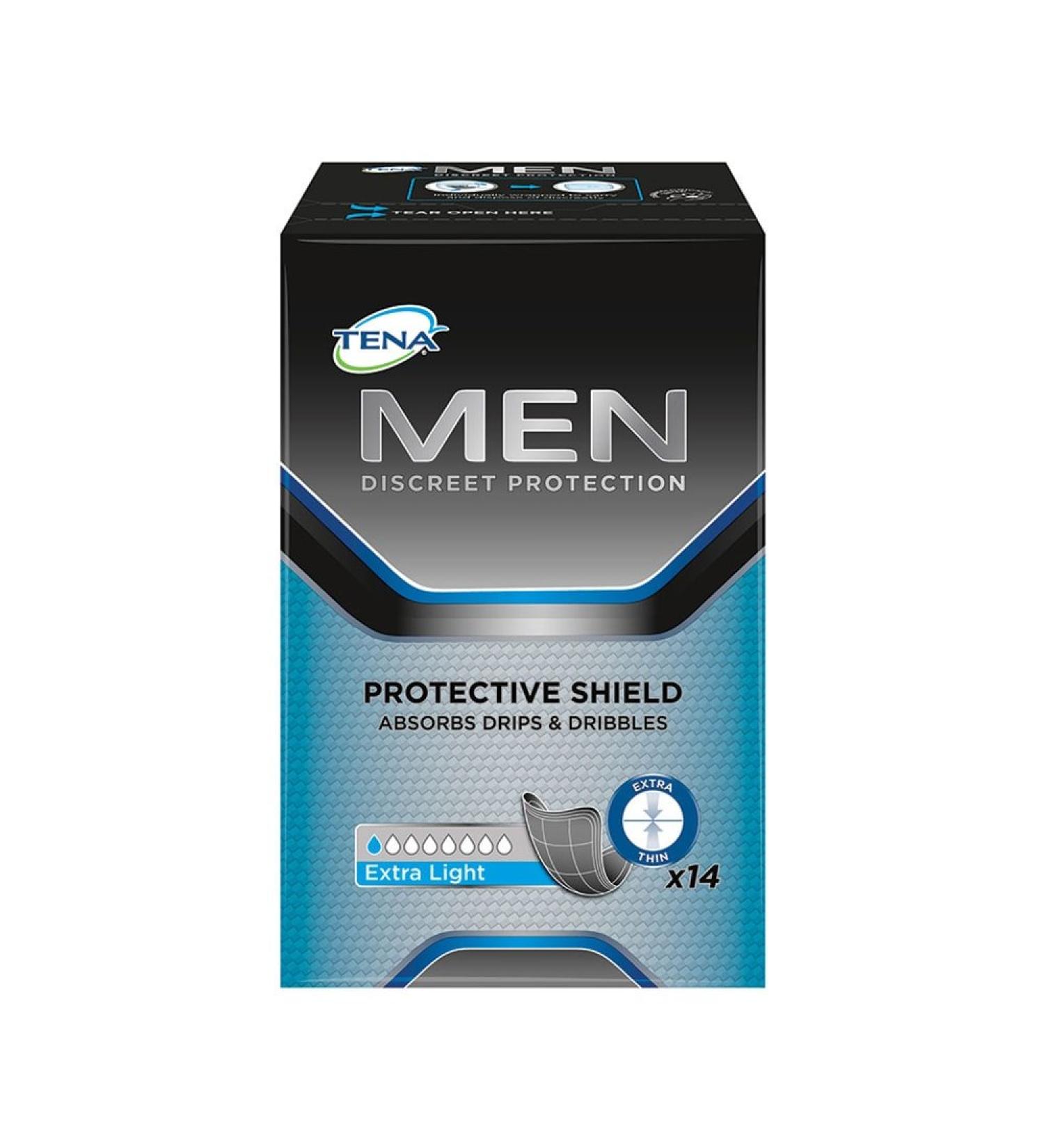 Buy Tena Men Extra Light - 8 x 14 Pieces | Best International Shipping for Incontinence Protection - Buy Online on GoSupps.com