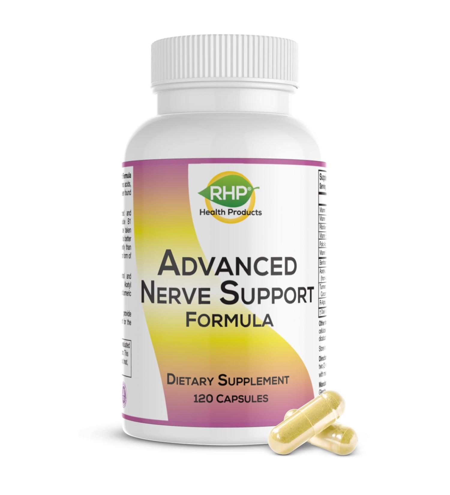 Advanced Nerve Support Formula. Peripheral Neuropathy Supplement with Alpha Lipoic Acid for Healthy Nerve Repair & Function. Maximum Strength Formula 120 Capsules Advanced Formula - Buy Online on GoSupps.com