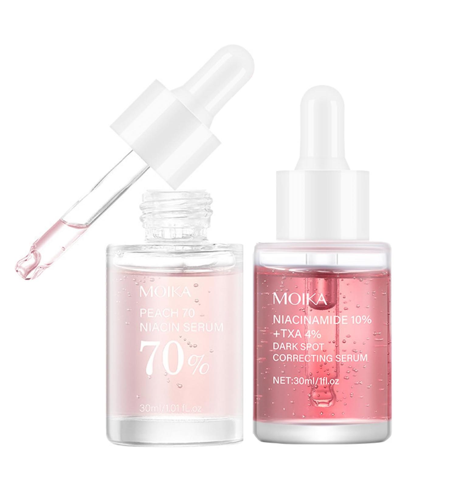 Dark Spot Correcting Serum Peach 70% Niacinamide Serum for Acne Scars Post-Acne Marks Korean Skincare Set for Teenagers Adult - Buy Online on GoSupps.com