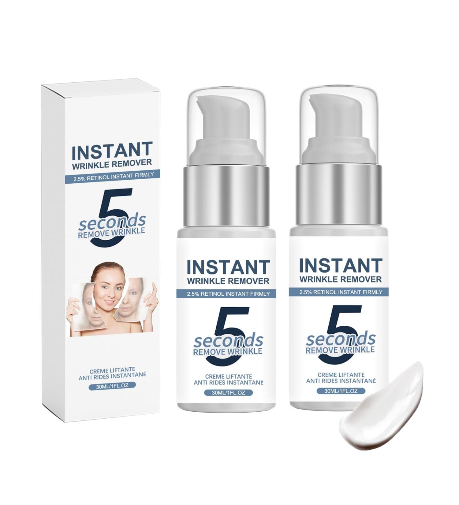  G n rique 2PC Instant Anti-Wrinkle Cream 5-Second Retinol Moisturizing Cream Removes Fine Lines Lifting and Firming 30ml - Buy Online on GoSupps.com