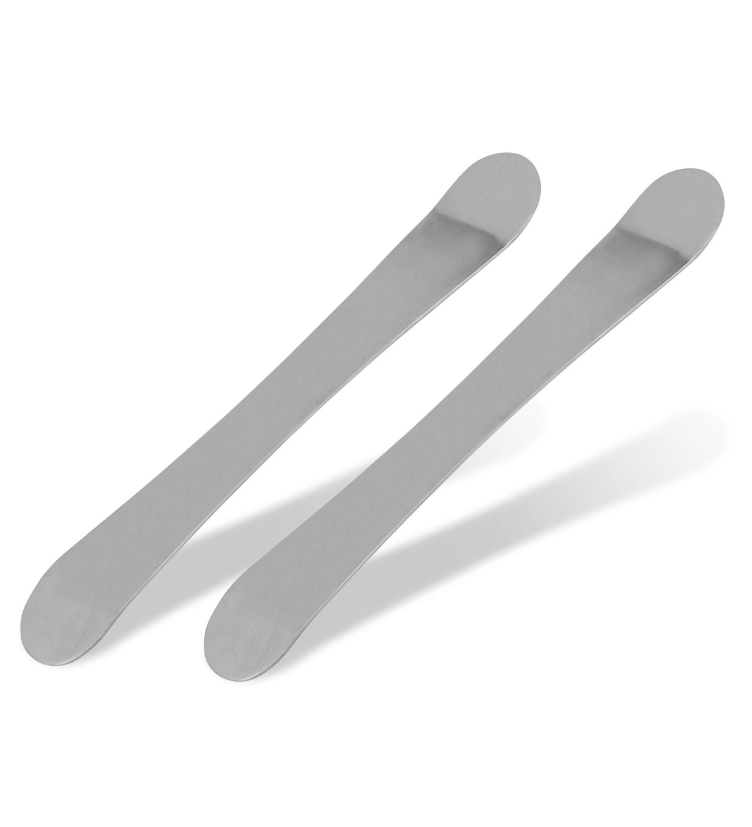 Shehadeh- 2 Part Set - Spatel - Spatula - cream spatula - ointment spatula - wax spatula - filling tool - plaster spatula - mixing spatula wax Applicator - Mixed knife - Hair removal tool