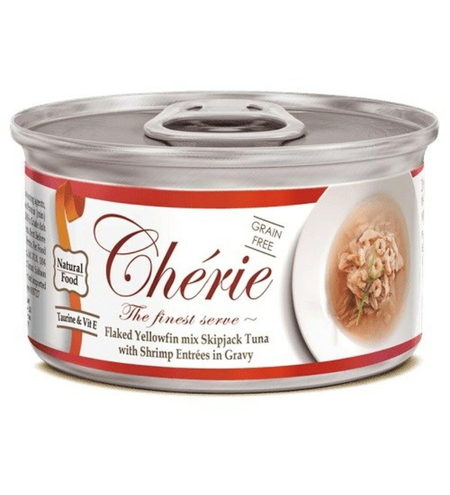 Yellowfin tuna and shrimp mix in sauce 12x80g - Buy Online on GoSupps.com