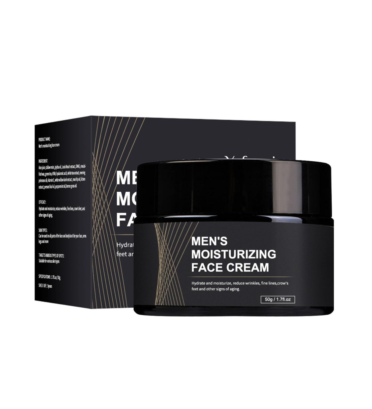 Mens Moisturiser Face for Anti-Aging Skin Tightening Face Cream for Hydration Natural Anti Wrinkle Day Face Cream Reduce Fine Lines and Wrinkles Mens Face Cream Skincare - Buy Online on GoSupps.com