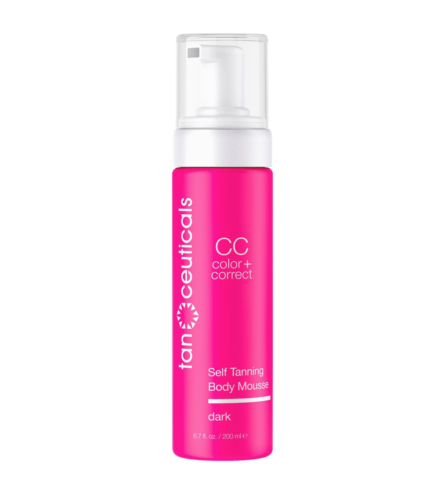 Tanceuticals CC Self Tanning Body Mousse - Dark Shade Self Tanner with Healthy Ingredients & Coconut Scent - 6.7 oz for Instant Long-Lasting Tan - Ship Worldwide - Buy Online on GoSupps.com
