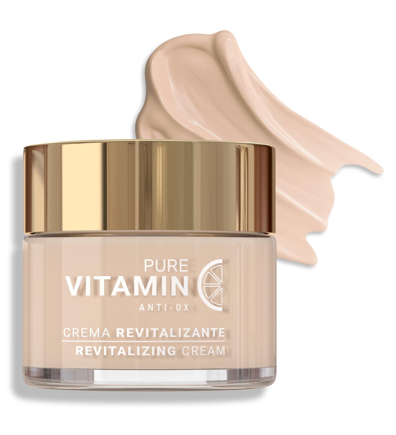 Vitamin C Face Cream - Anti Aging Moisturizer with Ascorbic Acid - 60mL - Even Skin Tone & Boost Collagen - Buy Online on GoSupps.com