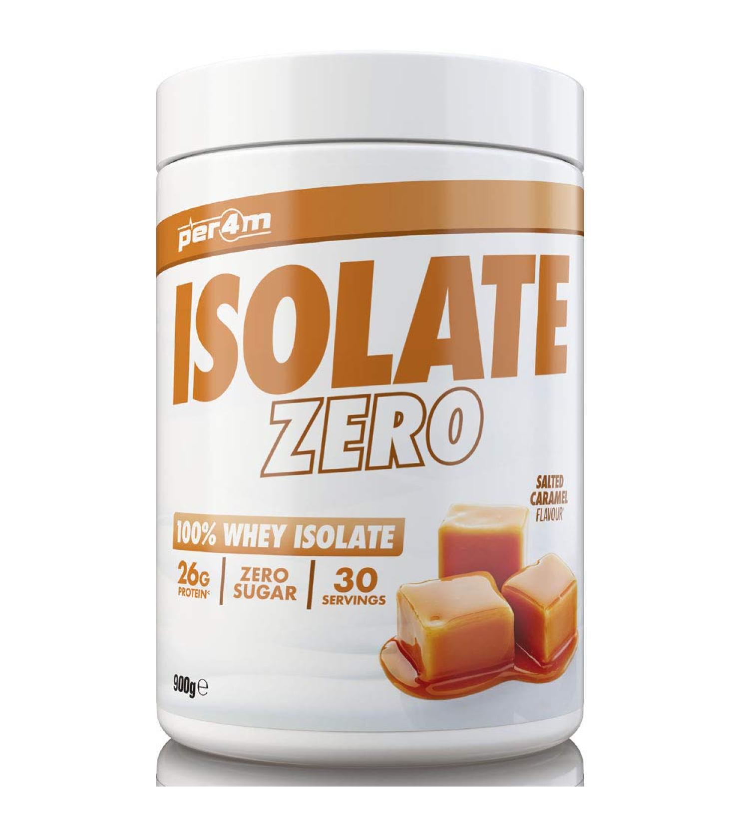 Per4m Isolate Zero Salted Caramel 900g - Buy Online on GoSupps.com