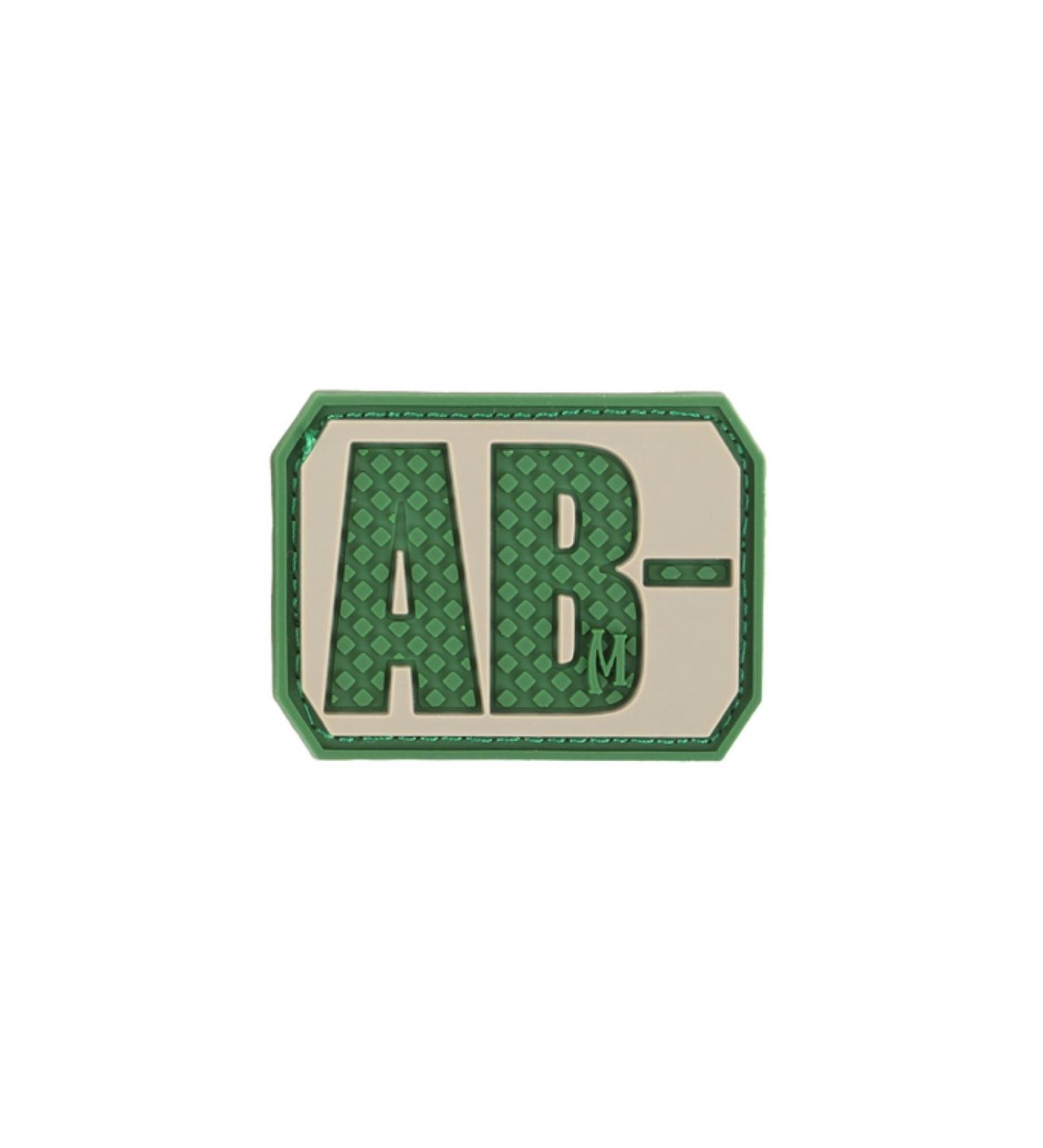 Maxpedition Gear AB Negative Blood Type Patch 1.5 x 1.1-Inch Arid