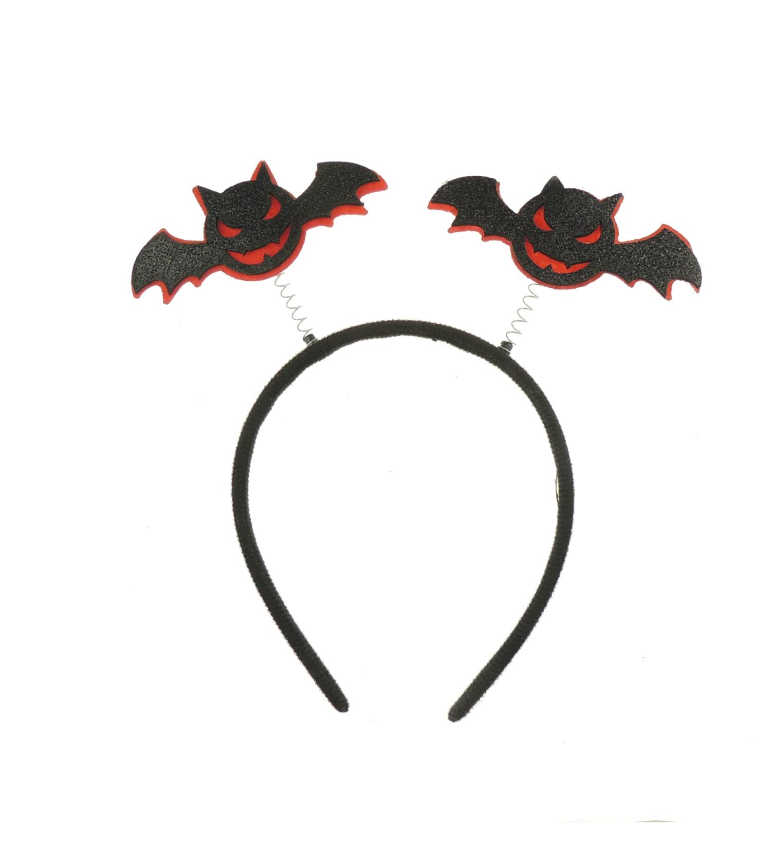 Womens Girls Mens Fancy Dress Up Party Role School Play Costume Hen Do Halloween Deely Deeley Bopper Animal Headband Hair Alice Band Goth Steampunk Black Red Evil Bat Witch Devil Horns Pumpkin