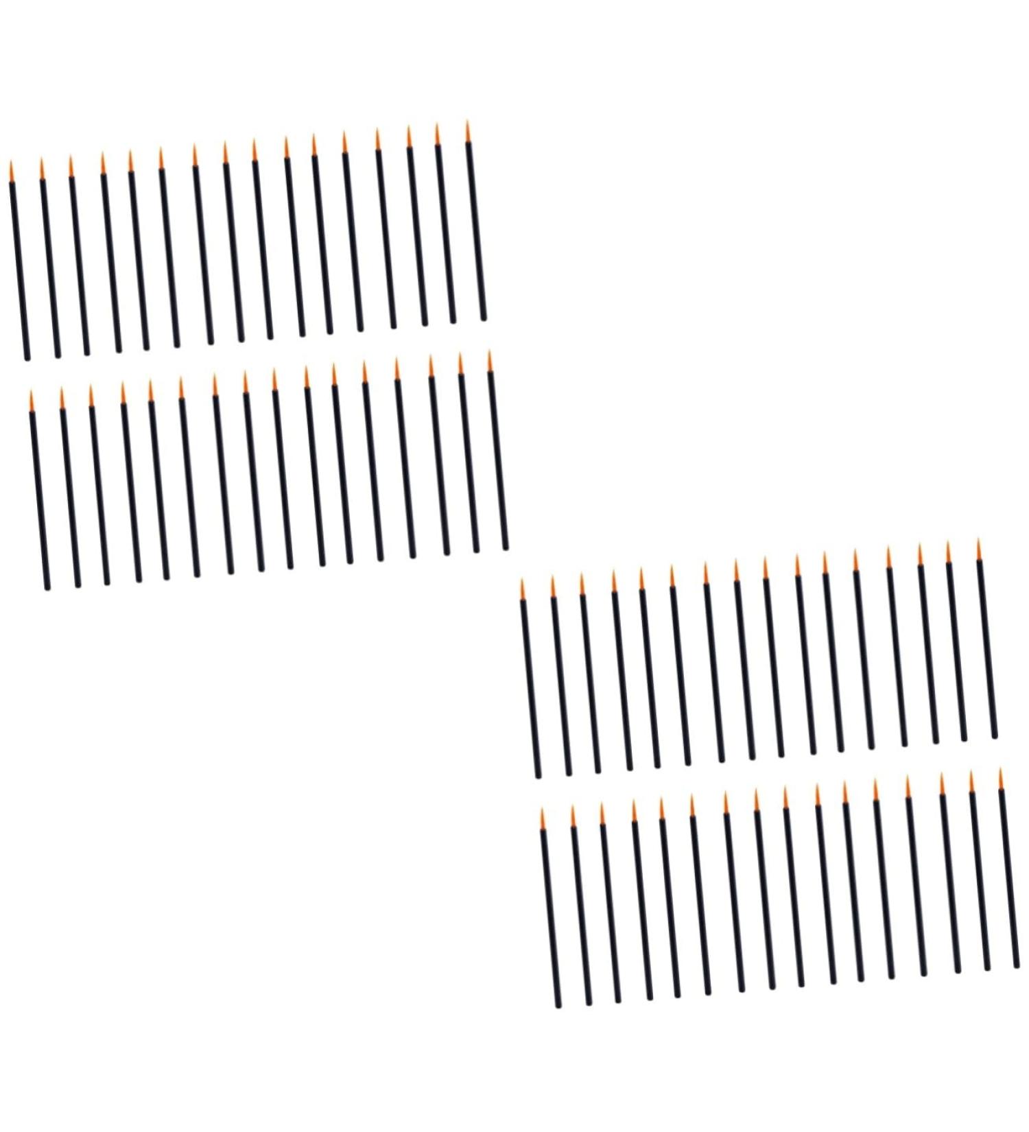 Beavorty 200 pcs Applicator Wands Eyeliner Makeup Point Brush Cosmetic Lip Tool Gloss Fine Disposable mediumx2pcs As Shownx2pcs - Buy Online on GoSupps.com