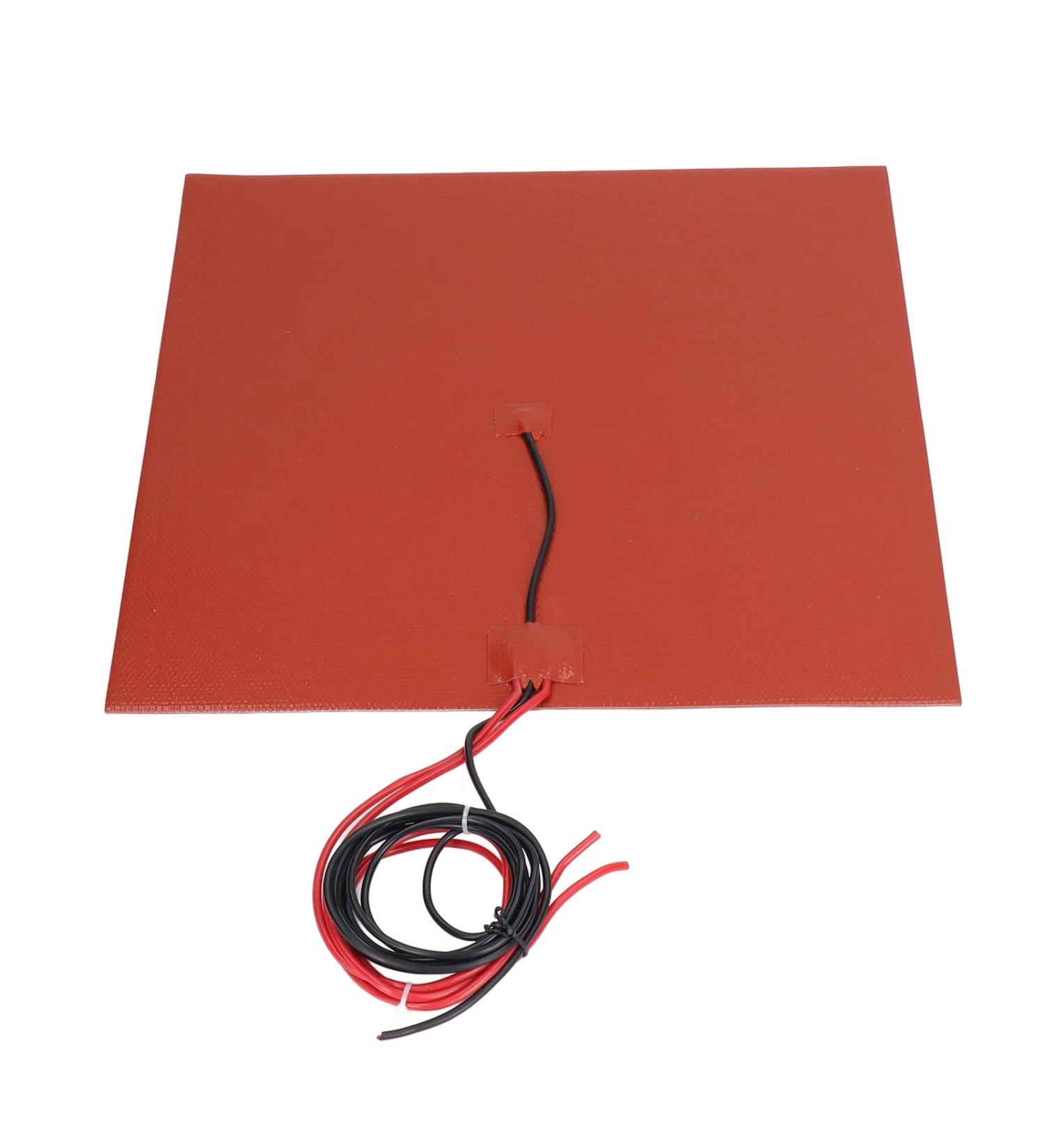 Silicone Heating Pad for 3D Printer Bed - Strong Adhesive & 100K Thermistor (DC12V) | International Shipping - Buy Online on GoSupps.com