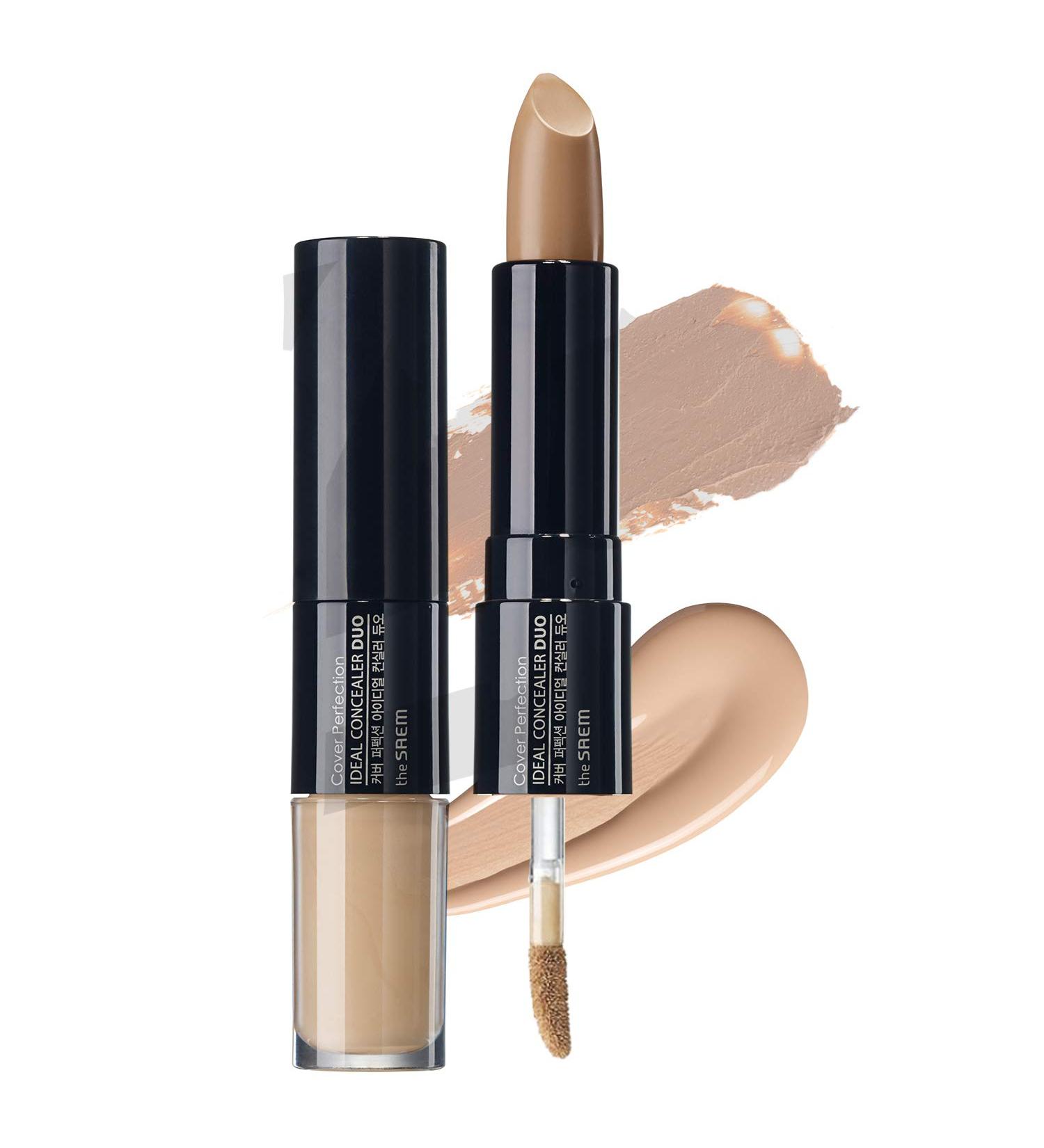 THESAEM Cover Perfection Ideal Concealer Duo (2 Rich Beige) | Full Coverage & High Adherence Concealer | High Pigment & Crease-Proof Formula - Buy Online on GoSupps.com