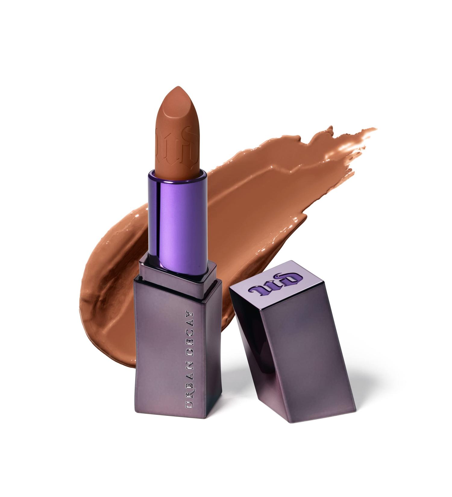URBAN DECAY Vice Hydrating Lipstick - Longwearing Moisturizing Lip Color, Creamy Formula with Aloe Vera & Avocado Oil - 35 Shades Available - 0.11 Oz - Medium Warm Nude - Buy Online on GoSupps.com