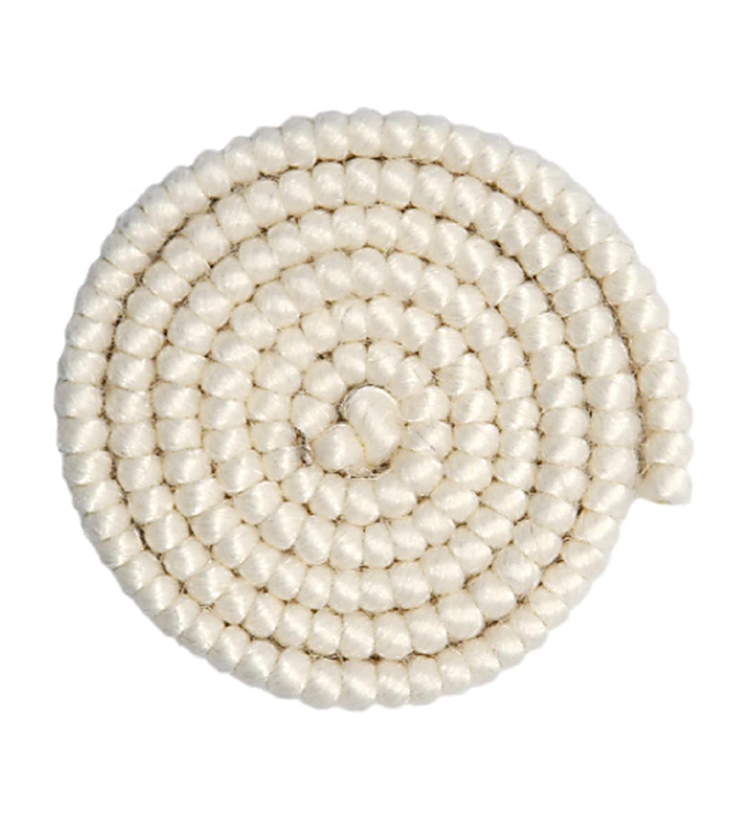 Grima's Woolenk 1m White 01 - Premium Braided Colored Sheep Wool for Beards Chops Eyebrows & Body Hair Creation - Buy Online on GoSupps.com