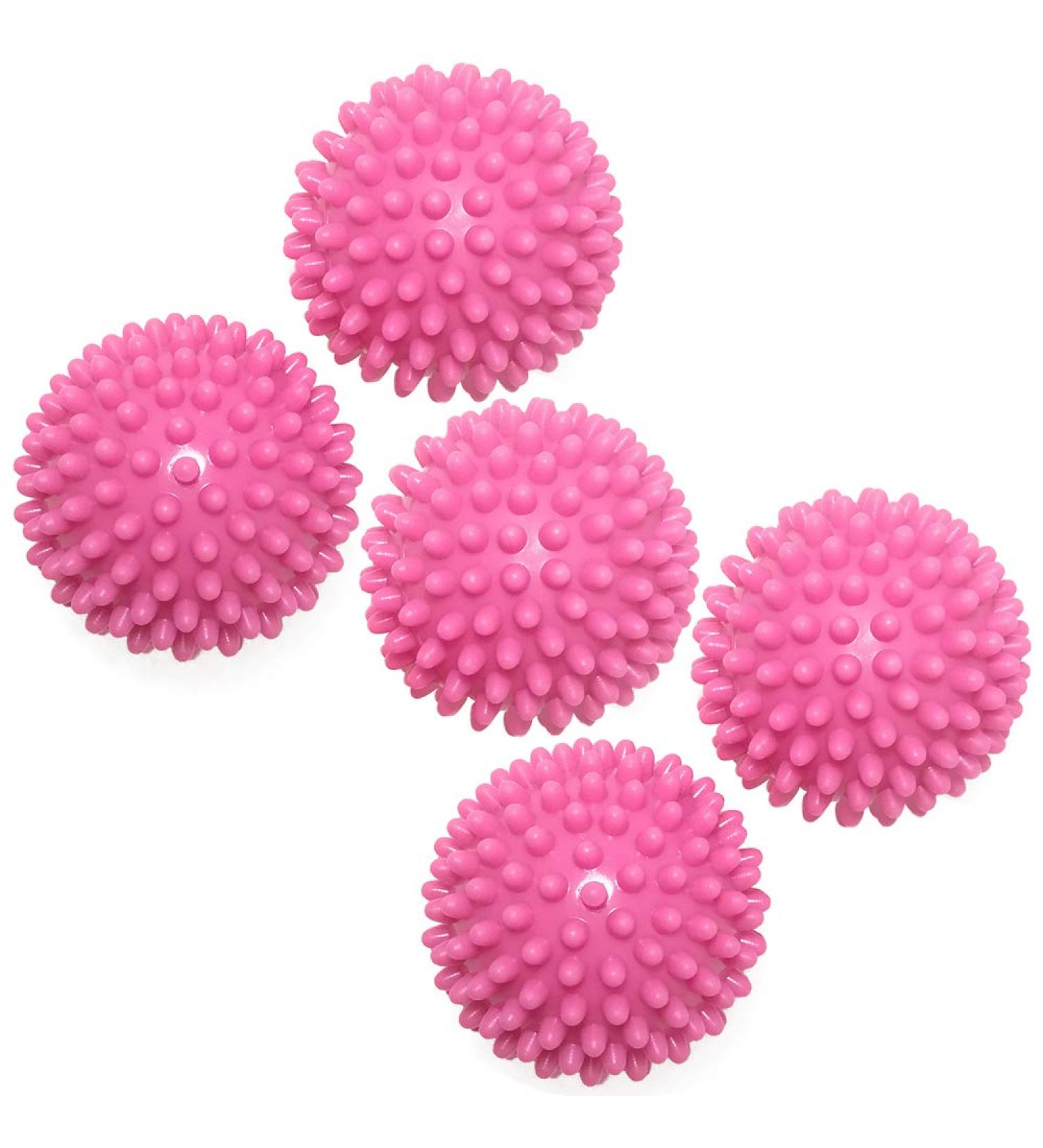 Reusable Non-Melt Tumble Dryer Balls for Laundry - Pink - Buy Online on GoSupps.com