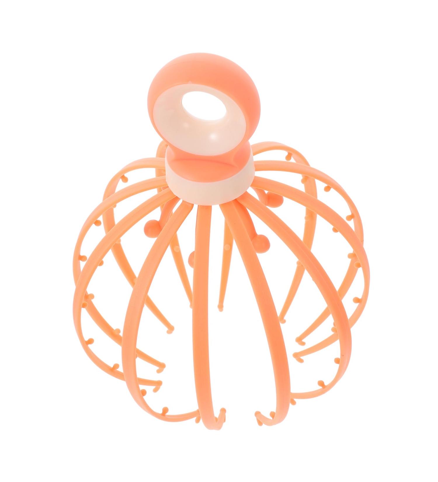 Buy Kombiuda Head Massage Device - Claw-Style Scalp Massager for Ultimate Relaxation | Handheld Plastic Massage Comb 21x15x15cm Orange - International Shipping Available - Buy Online on GoSupps.com