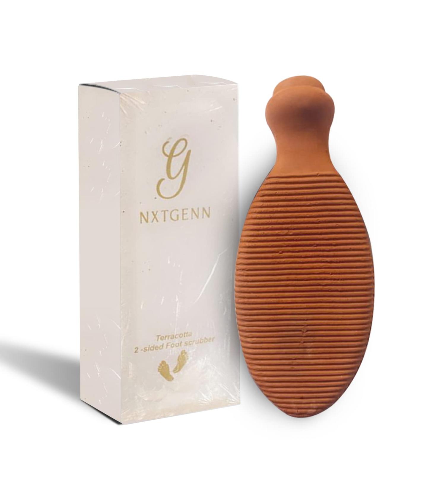 NXTGENN Pumice Stone for Feet - Terracotta Exfoliator Callus Remover and Pedicure Tool - Buy Online on GoSupps.com