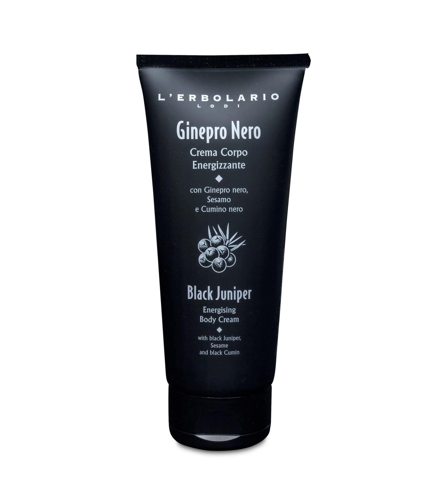 LErbolario GINEPRO NERO Energizing Body Cream - 200 ml | Nourishing Refreshing Formula | International Shipping Available - Buy Online on GoSupps.com