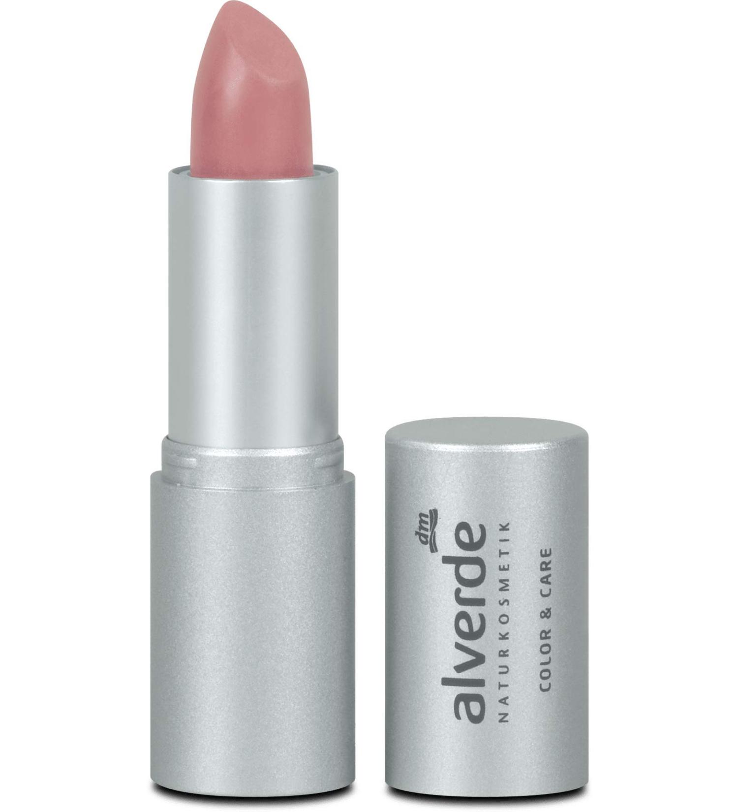 alverde NATURAL COSMETICS Lipstick Color & Care 4.6 g (Rosy Nude 03)