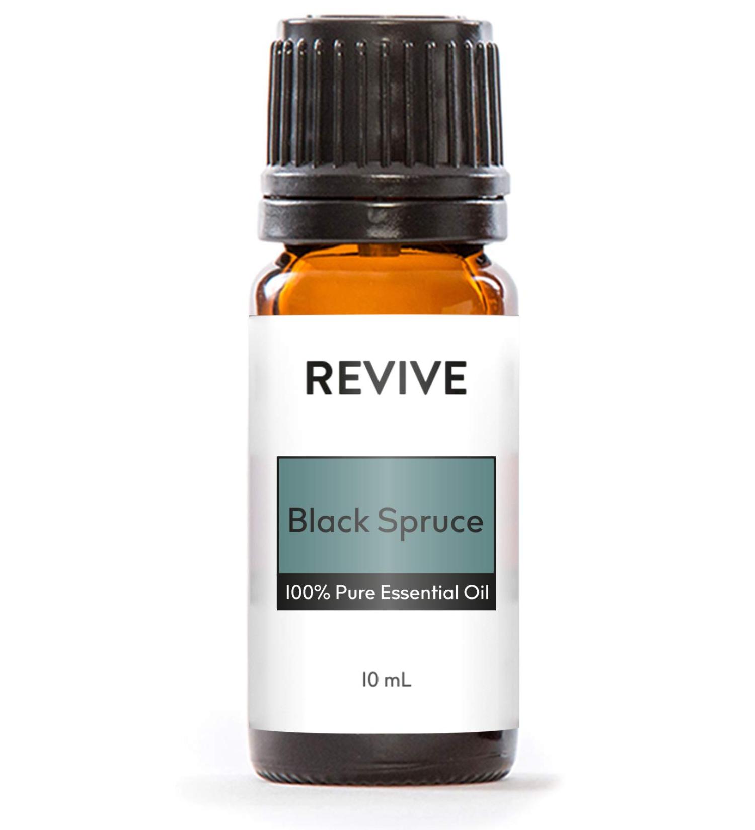 Black Spruce Essential Oil - 100% Pure Therapeutic Grade | Revive Essential Oils for Diffuser Massage Aromatherapy Skin & Hair Care - Buy Online on GoSupps.com