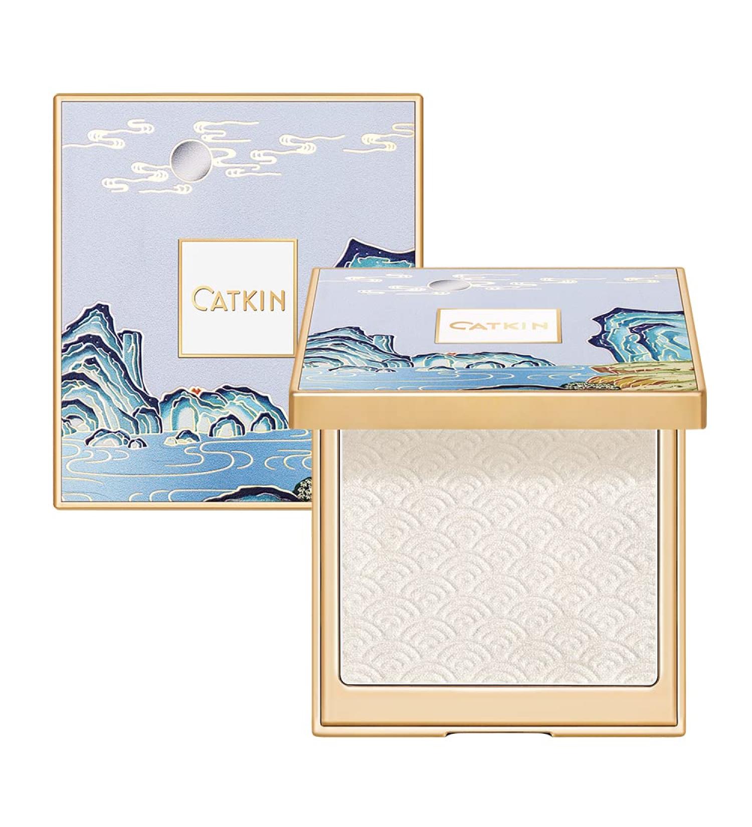CATKIN Champagne Shimmer Highlighter Palette for Radiant Face Glow - C01 - Buy Online on GoSupps.com