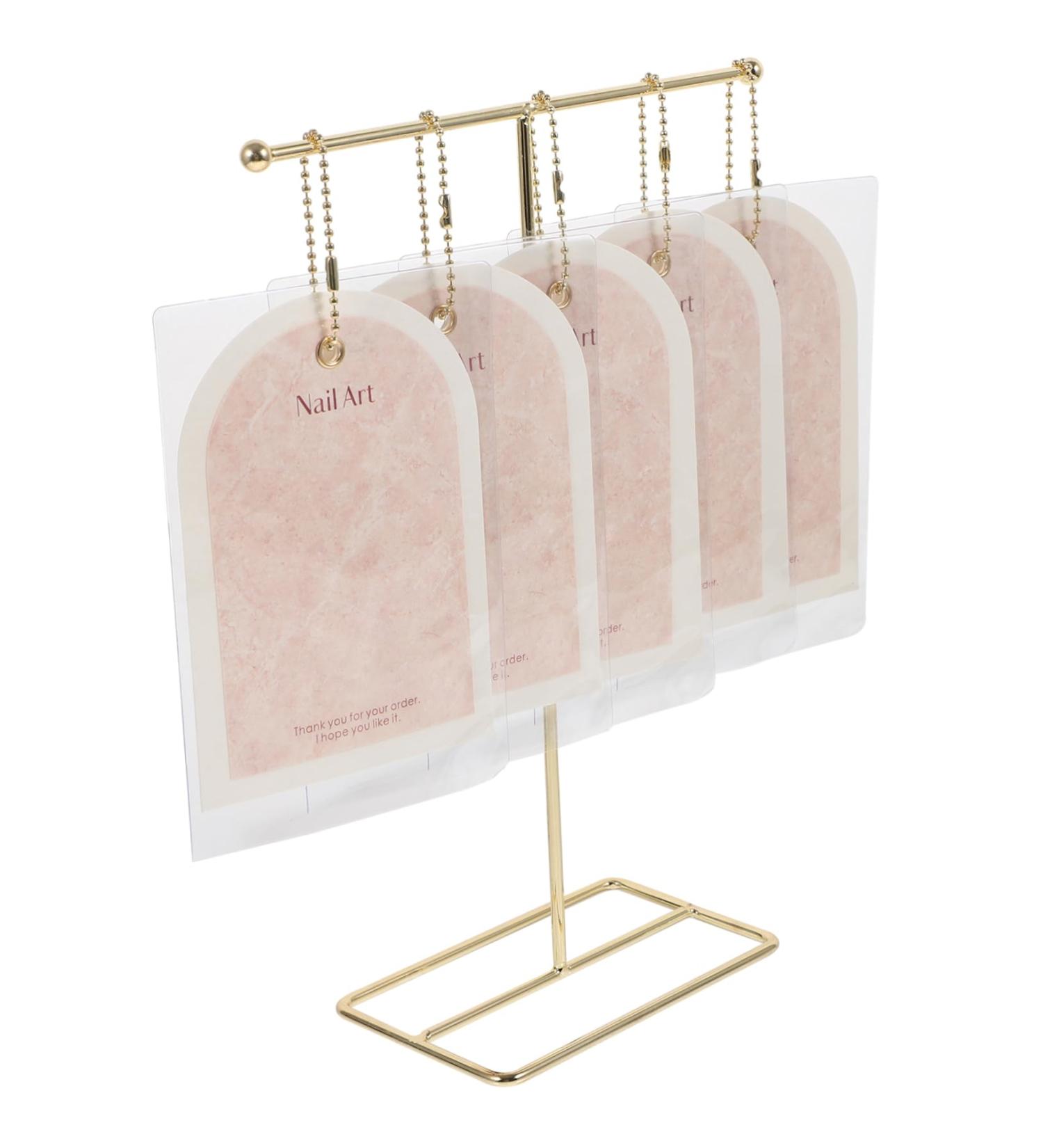 FOYTOKI 1 Set Nail Art Display Cardboard Nail Art Showing Holder Fake Nails Display Cards Nail Cards Nail Salon Display Card Manicure Display Card Fake Nail Display Cards Manicure Tool - Buy Online on GoSupps.com