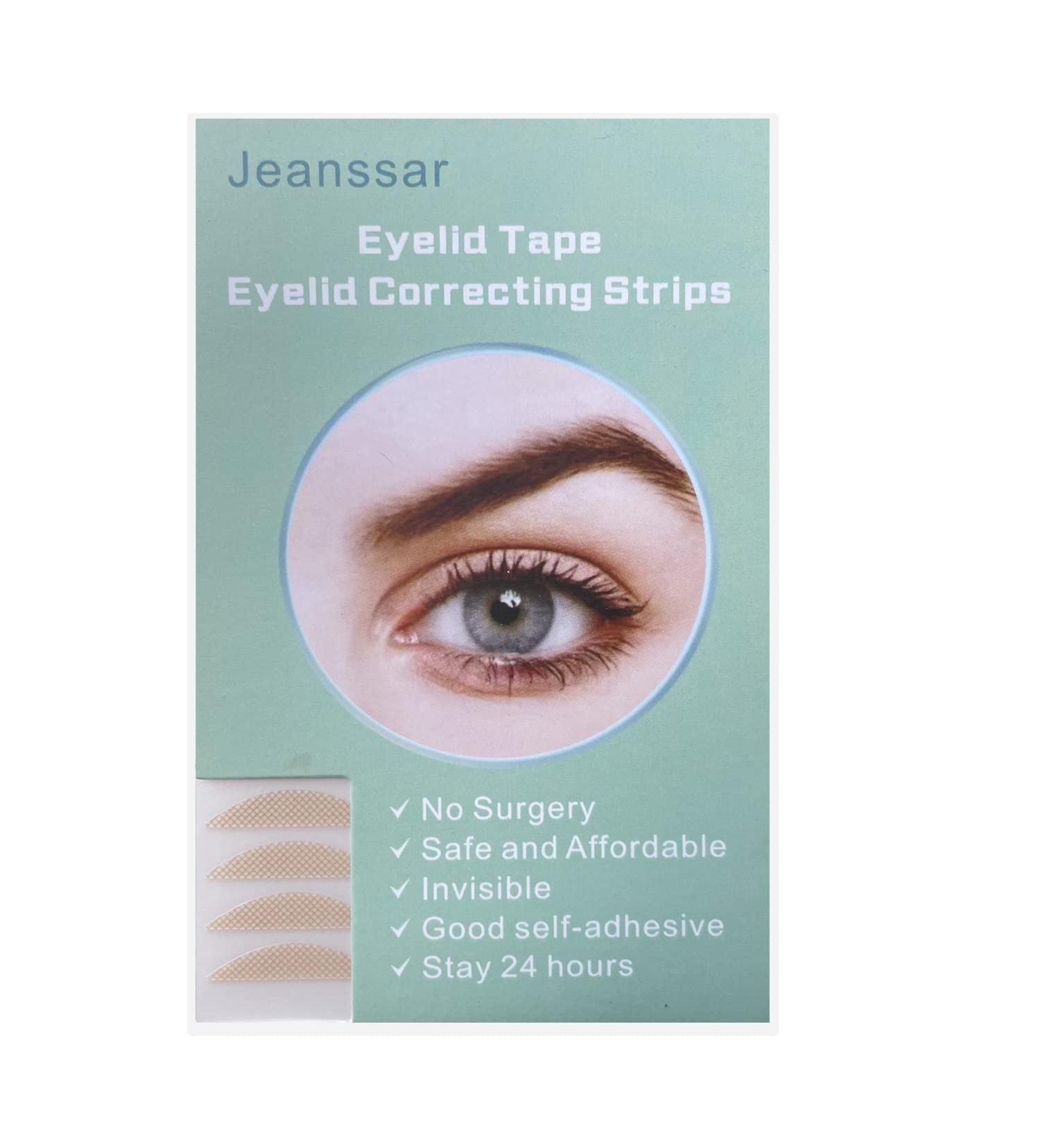 Eyelid Tape 5mm Eyelid Correcting Strips Eyelid Lift Strips Instant Moderate Lifting for Heavy Hooded/Droopy Eyelids (280 count) 280Pcs x 5mm One-sided Stciky skin color Green - Buy Online on GoSupps.com
