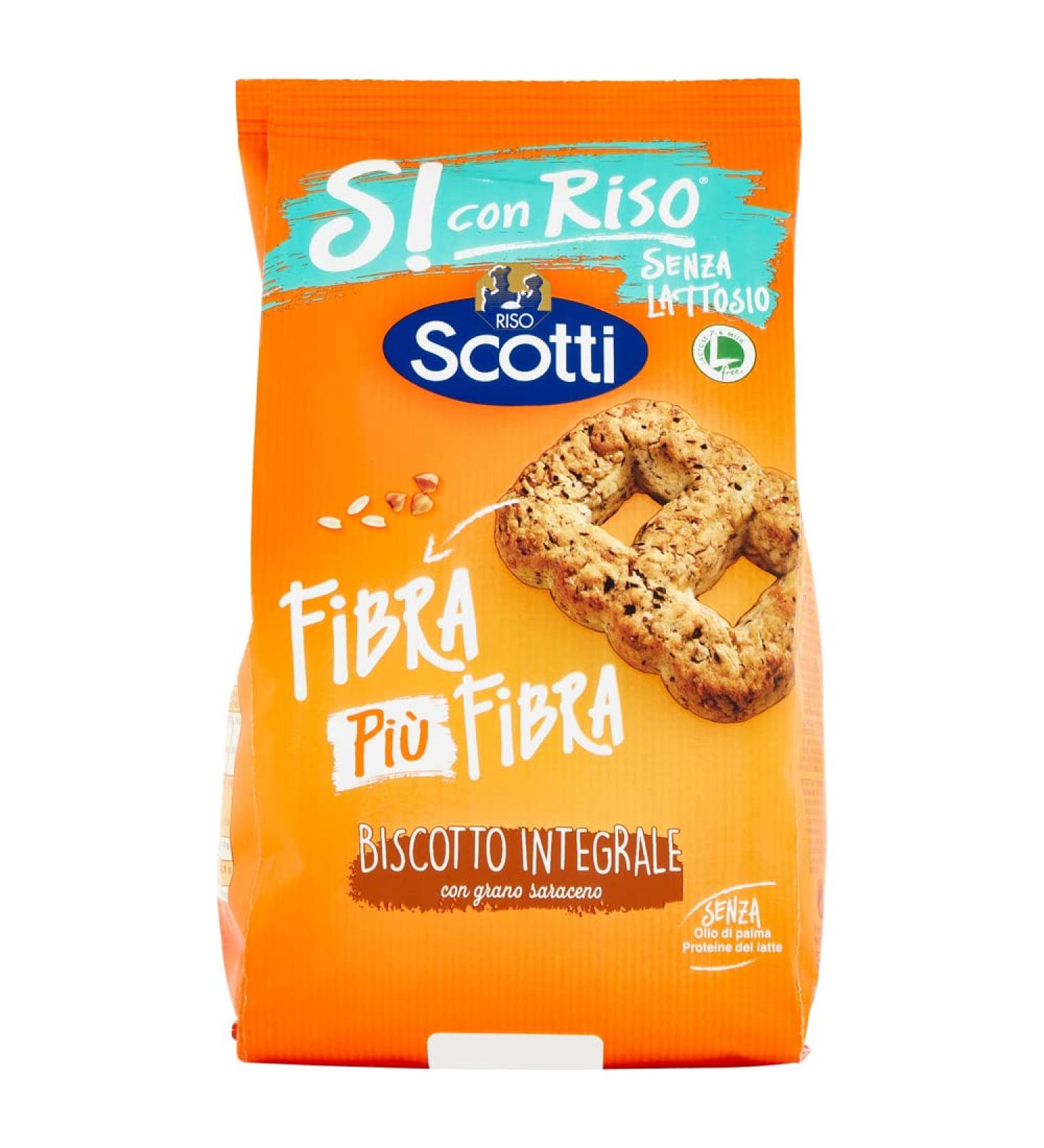  Italian Gourmet E.R. Scotti Si Rice with Rice Biscuit Whole Grain Biscuit Whole Grains Lactose Free Palm Oil Free Milk Protein Free 350g Bag - Buy Online on GoSupps.com