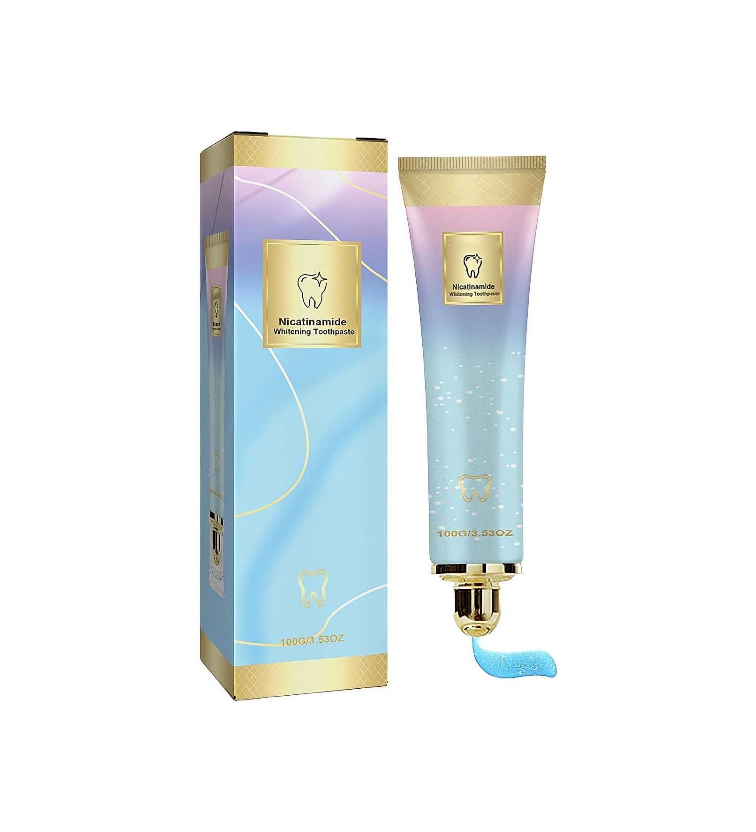 Sbyzm Niacinamide whitening toothpaste 100 g for sensitive teeth natural cleaning and whiter teeth mild whitening toothpaste for daily use - Buy Online on GoSupps.com