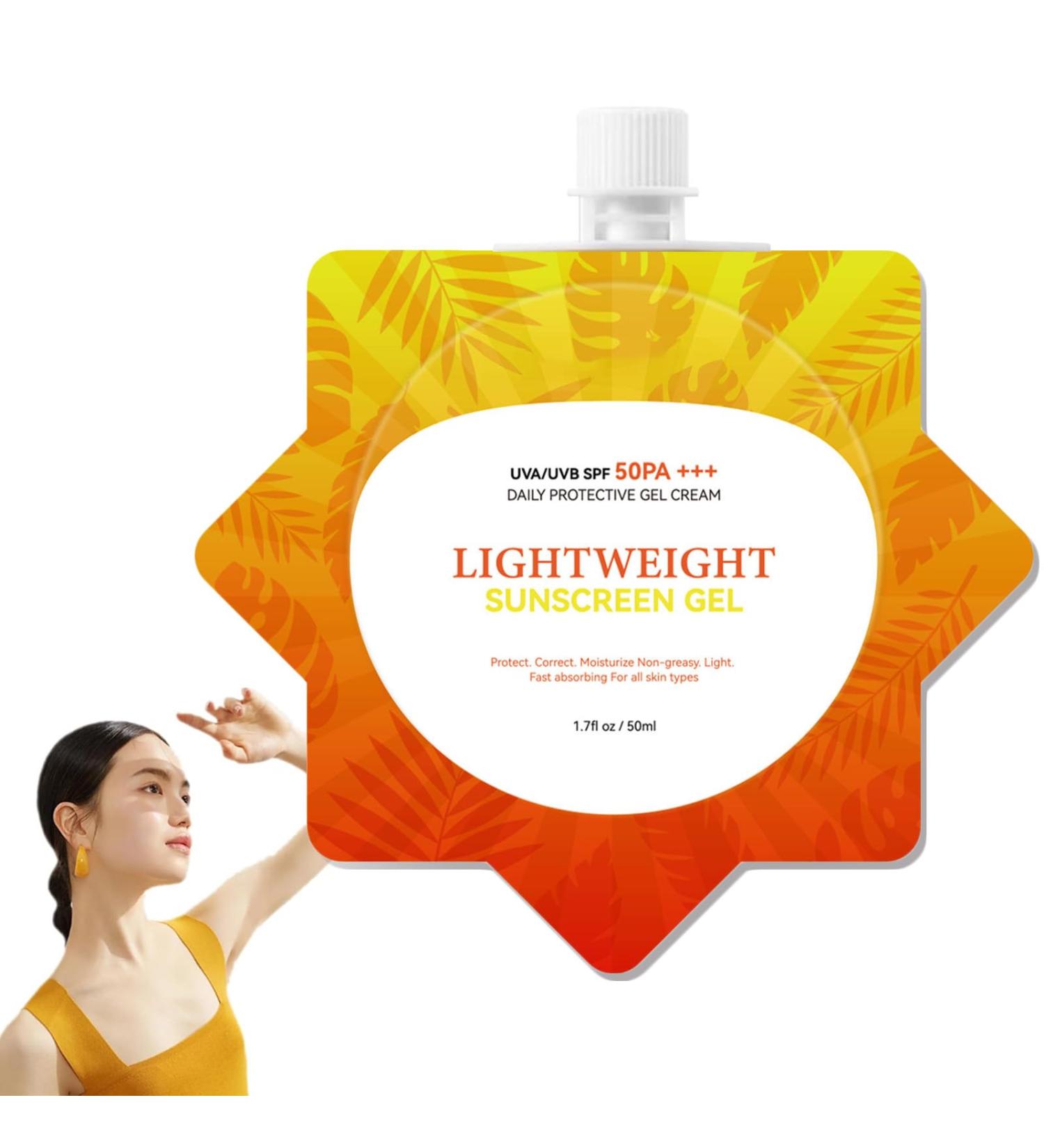Air Fit Sunscreen SPF 50 - Ultra Light Moisturizing Korean Sunscreen for Face & Body, Broad Spectrum UVA/UVB Protection, No White Cast, Water Resistant and Non-Greasy (1) - Buy Online on GoSupps.com