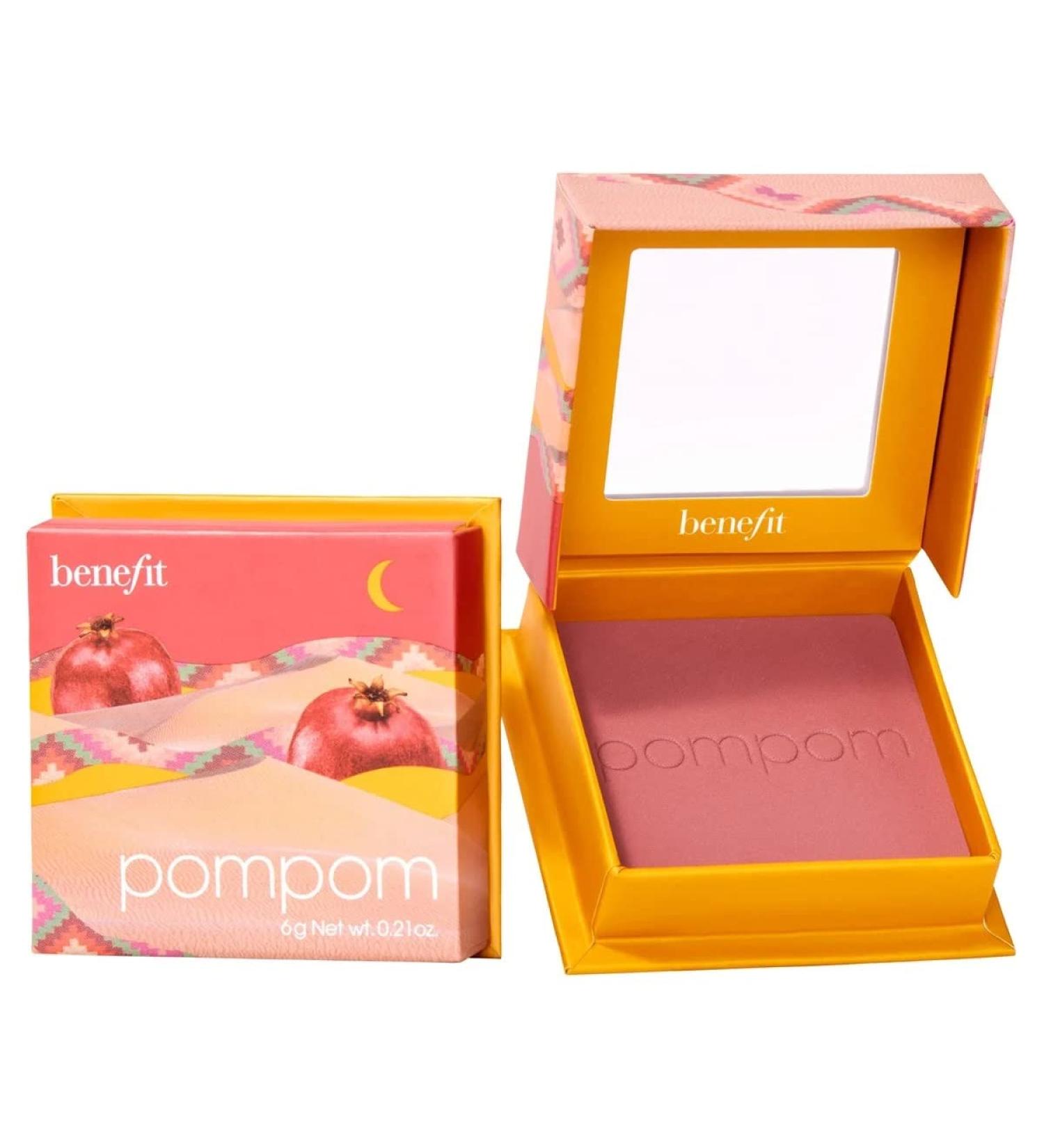 Benefit Blush 6g PomPom Pomegranate Rose - 0.21 oz, Pack of 1 - Buy Online on GoSupps.com