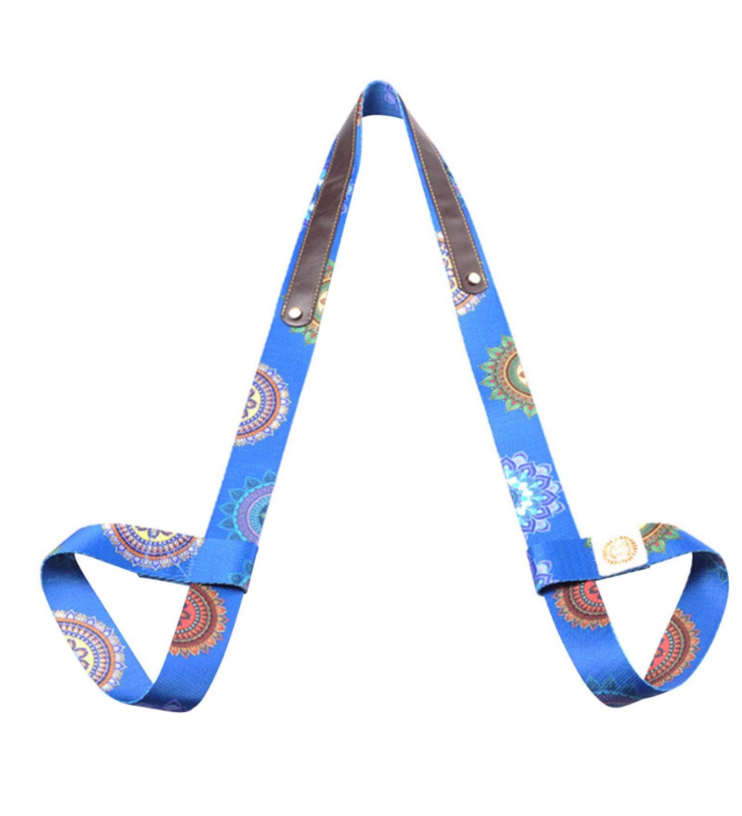 Buy Aleo Holder Yoga Mat Belt - Adjustable Multi-Purpose Stretching & Training Belt for Sports - Buy Online on GoSupps.com