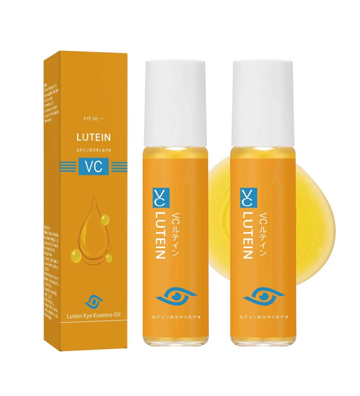 Lutein Eye Essence Oil 2PC VC Anti-wrinkle Eye Serum Oil RUY VC Facial Serum Rollon Smooths Fine Lines Deeply Moisturizes - Buy Online on GoSupps.com